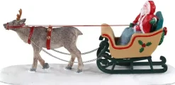 Lemax north pole sleigh ride kerstdorp tafereel Caddington Village 2020