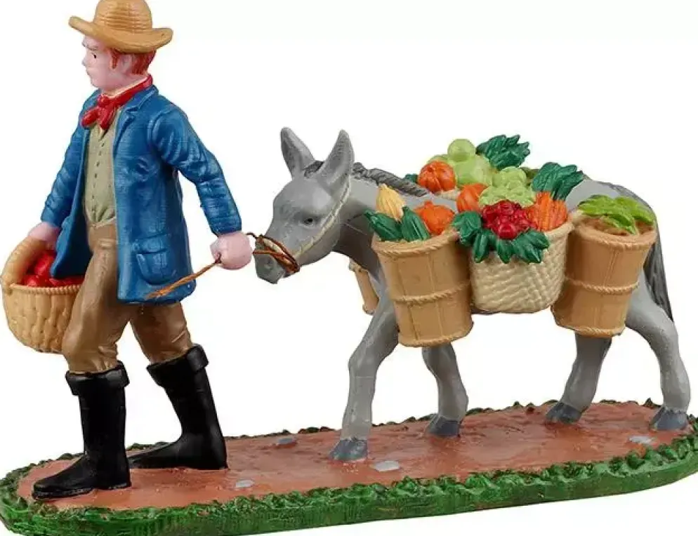 Lemax off to market kerstdorp figuur type 4 Caddington Village 2022