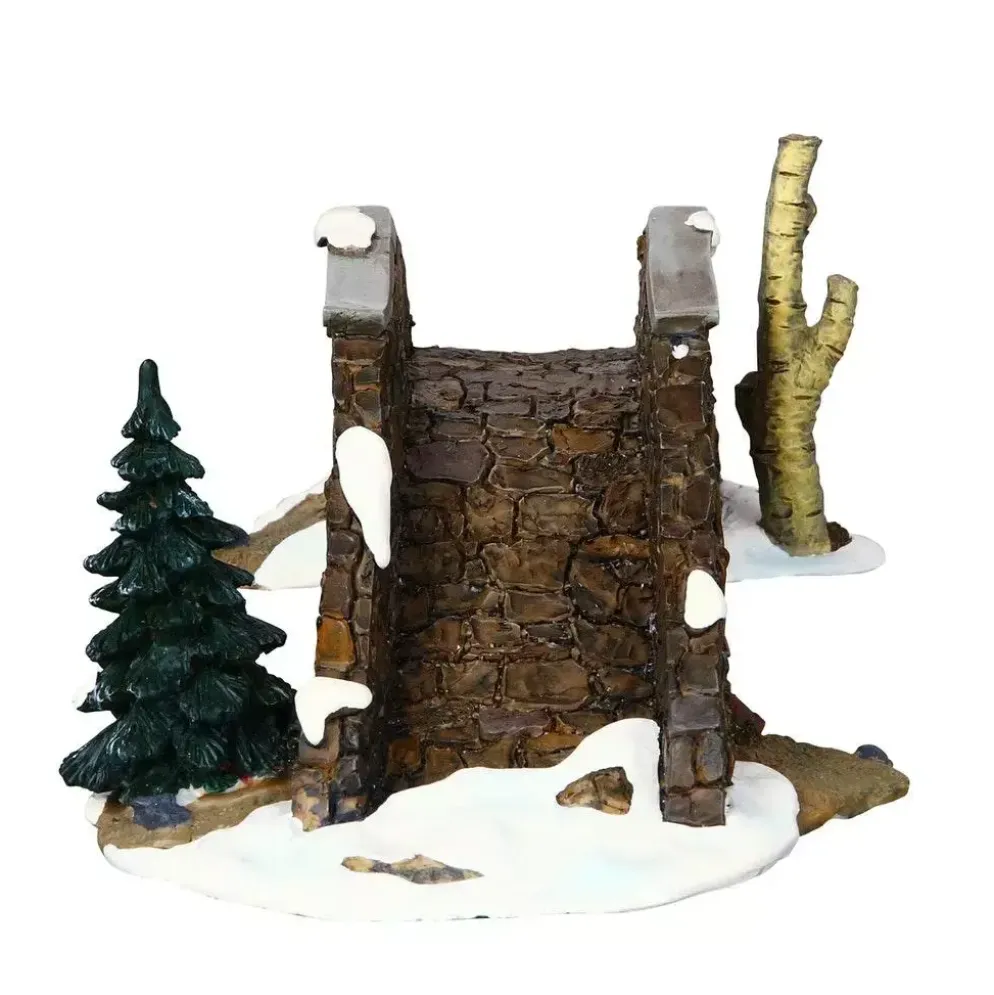 Lemax olde stone bridge kerstdorp tafereel 2000
