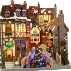 Lemax oxfordshire village verlichte facade Caddington Village 2025