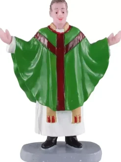 Lemax parish priest kerstdorp figuur type 1 Caddington Village 2020