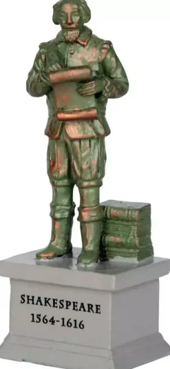 Lemax park statue – shakespeare kerstdorp accessoire 2016