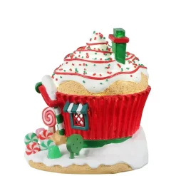 Lemax peppermint cottage verlicht kerstdorp tafereel Sugar 'N' Spice 2022