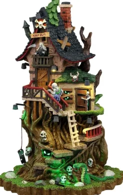 Lemax petrified forest tree house verlicht huisje Spooky Town 2026