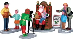 Lemax photos with santa s/5 kerstdorp figuur type 6 Vail Village 2012