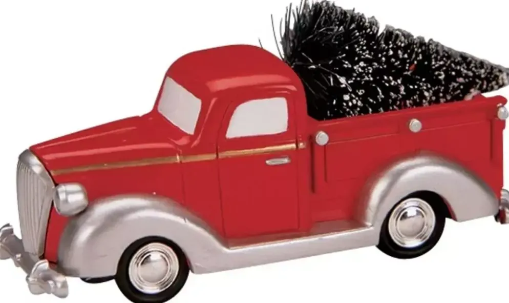 Lemax pick-up truck kerstdorp accessoire 2008