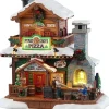 Lemax pine grove pizza verlicht kersthuisje Vail Village 2025