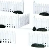 Lemax plastic picket fence s/7 kerstdorp accessoire 2011