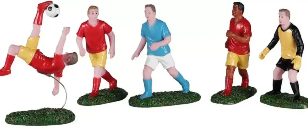 Lemax playing soccer s/5 kerstdorp figuur type 6 2020