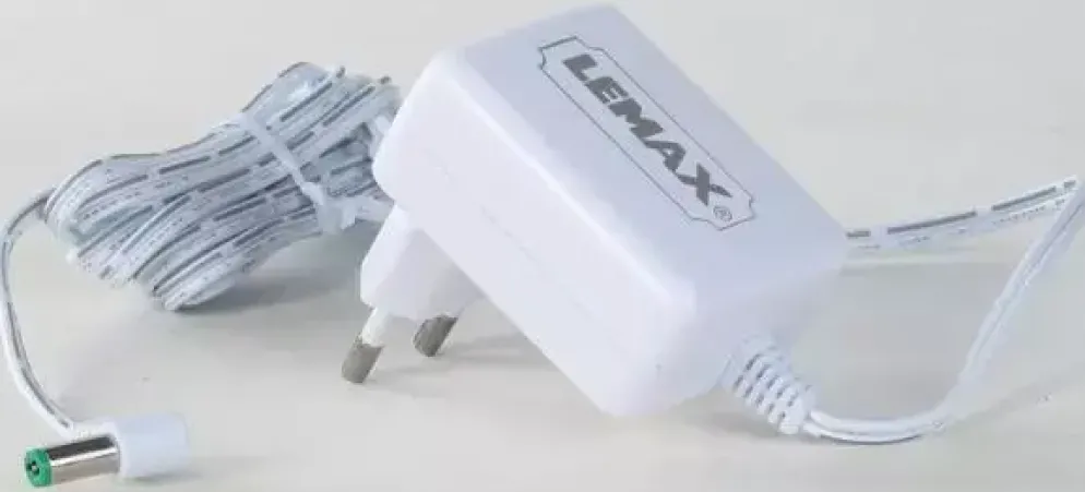 Lemax power adaptor, 4.5v 550ma, white, 1-output type-l adapter 2017