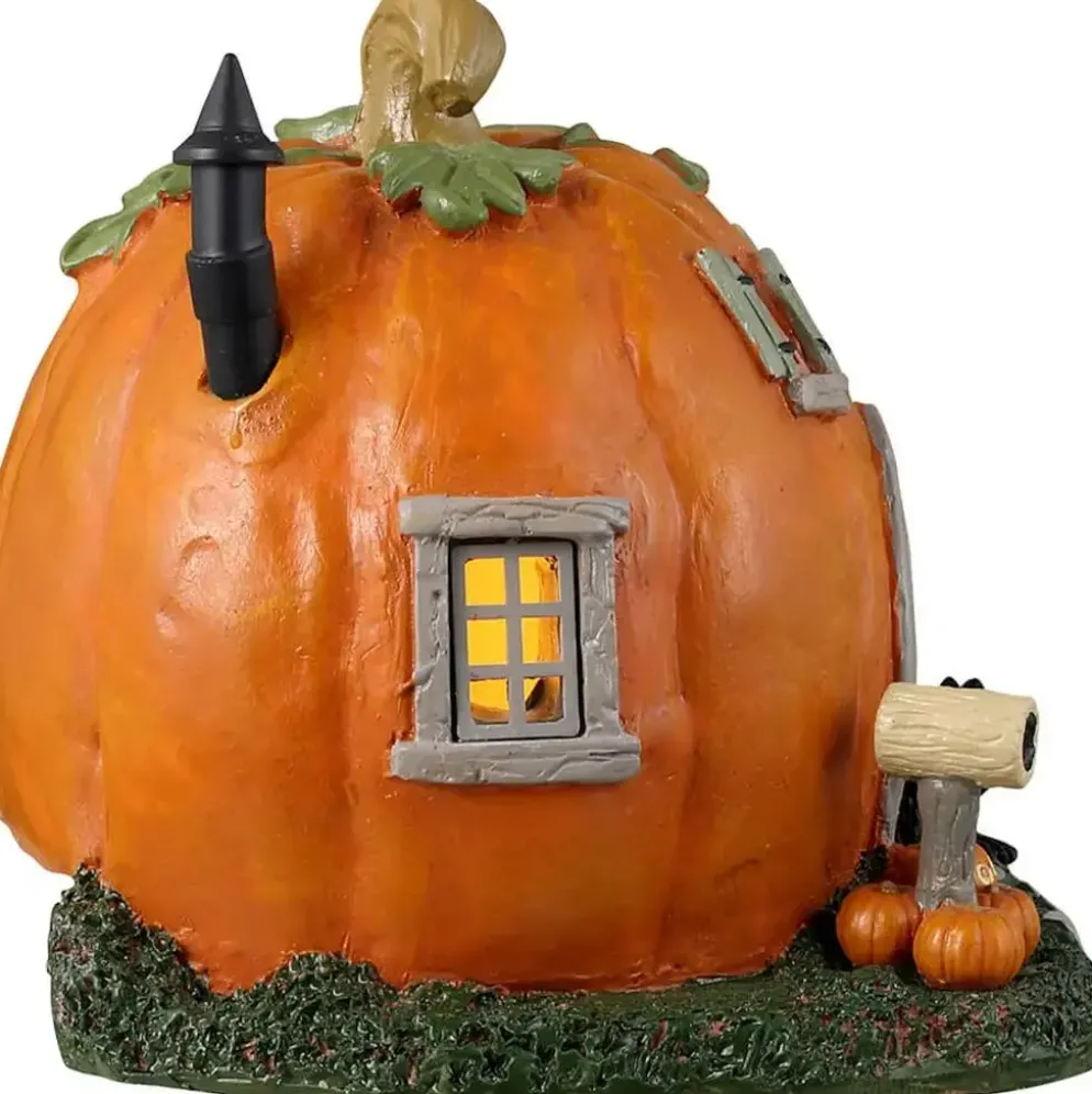 Lemax pumpkin cottage verlicht tafereel Spooky Town 2023