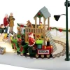 Lemax puppy play park bewegend kerstdorp tafereel 2025