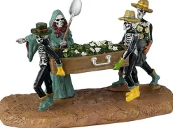 Lemax pushing daisies tafereel Spooky Town 2025