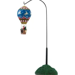 Lemax reindeer hot air balloon bewegend kerstdorp tafereel Santa's Wonderland 2018