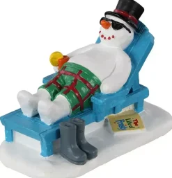 Lemax relaxing snowman kerstdorp figuur type 2 2021