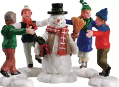 Lemax ring around the snowman s/3 kerstdorp figuur type 5 2005