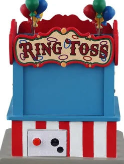 Lemax ring toss game verlicht kerstdorp tafereel Carnival 2025