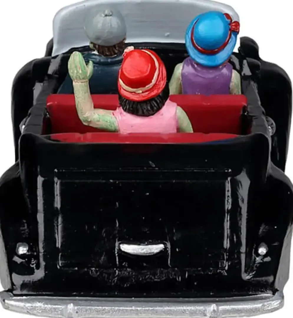 Lemax roaring roadster tafereel Spooky Town 2023