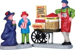 Lemax roasted peanut treats, s/2 kerstdorp figuur type 5 Caddington Village 2016