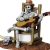 Lemax rocking chair skeleton halloween figuur Spooky Town 2012