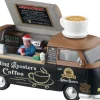 Lemax rolling roasters coffee kerstdorp tafereel 2025