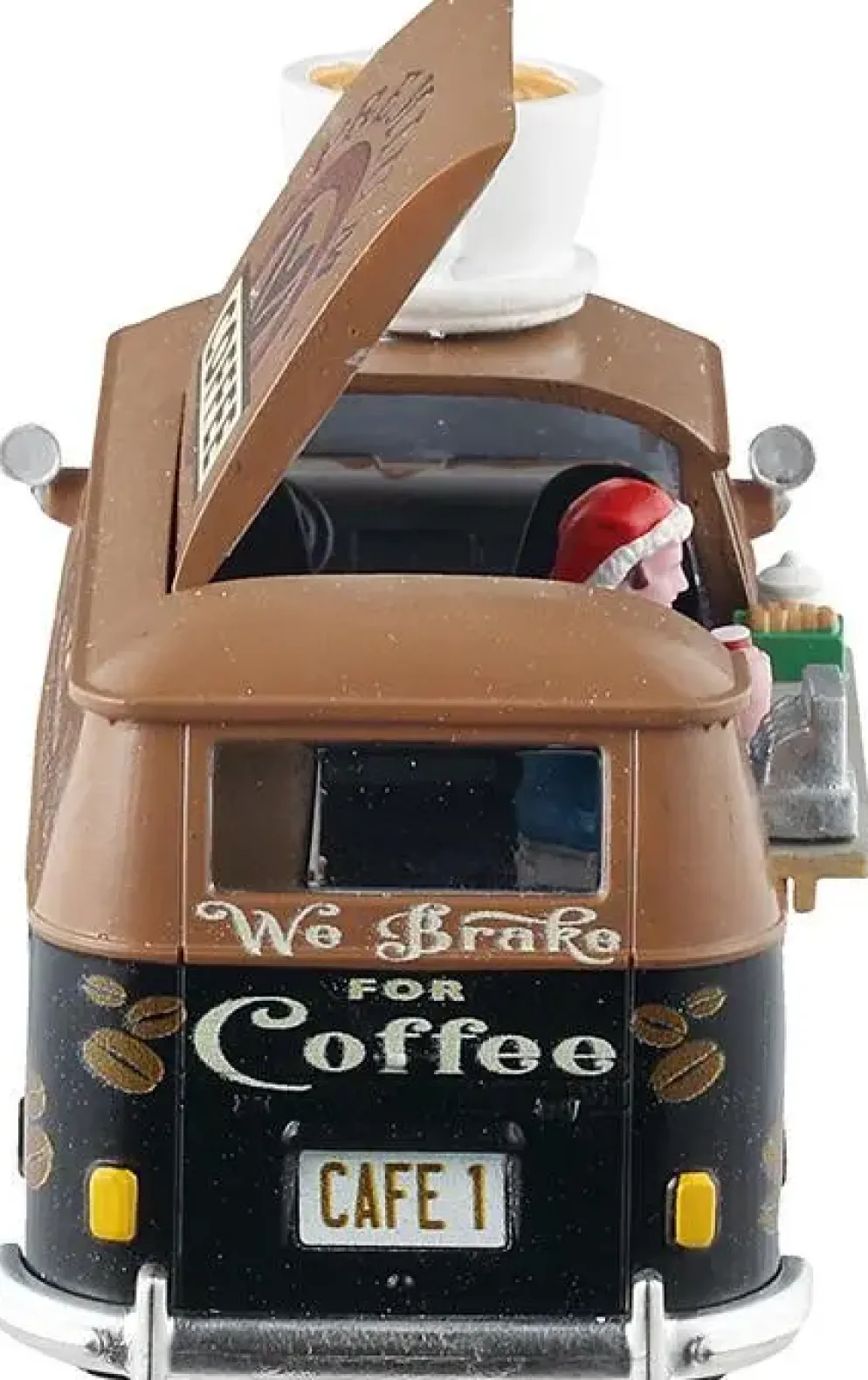 Lemax rolling roasters coffee kerstdorp tafereel 2025