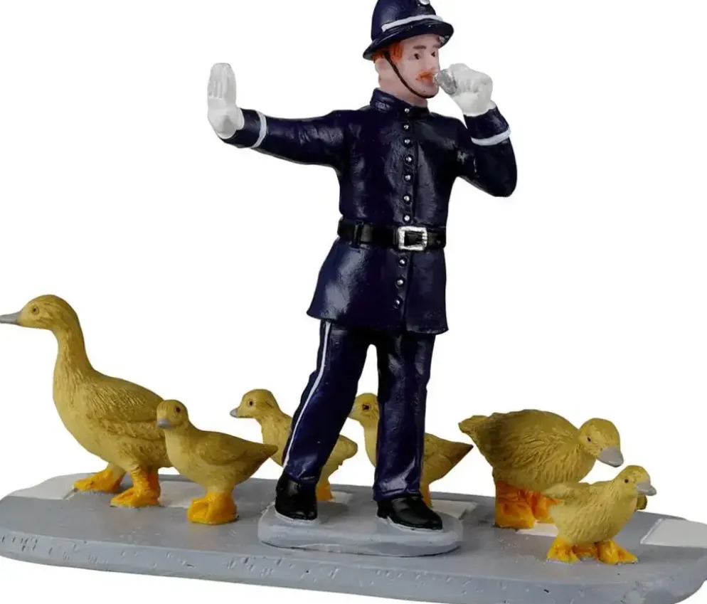 Lemax safe crossings kerstdorp figuur type 3 Caddington Village 2022