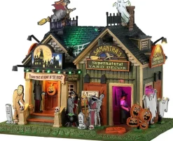 Lemax samantha's supernatural verlicht huisje Spooky Town 2023