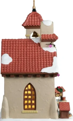 Lemax san santiago parish verlichte kerk Caddington Village 2022