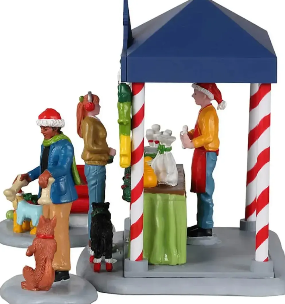 Lemax santa claws & paws, set of 3 kerstdorp tafereel Caddington Village 2023