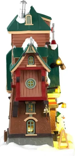 Lemax santa's elf dormitory verlicht kersthuisje Santa's Wonderland 2026