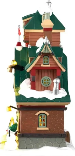 Lemax santa's elf dormitory verlicht kersthuisje Santa's Wonderland 2026