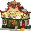 Lemax santa's sandwich shop verlicht kersthuisje Santa's Wonderland 2026