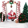 Lemax santa swing bewegend kerstdorp tafereel Santa's Wonderland 2012