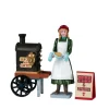 Lemax savory & sweet pies & pastries s/3 kerstdorp figuur type 3 Caddington Village 2024