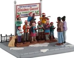 Lemax school christmas concert kerstdorp tafereel 2026