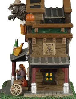 Lemax silver slug saloon verlicht huisje Spooky Town 2026