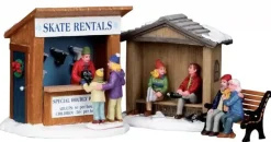 Lemax skate rentals s/3 kerstdorp tafereel 2010