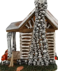 Lemax skeleton cottage verlicht tafereel Spooky Town 2023