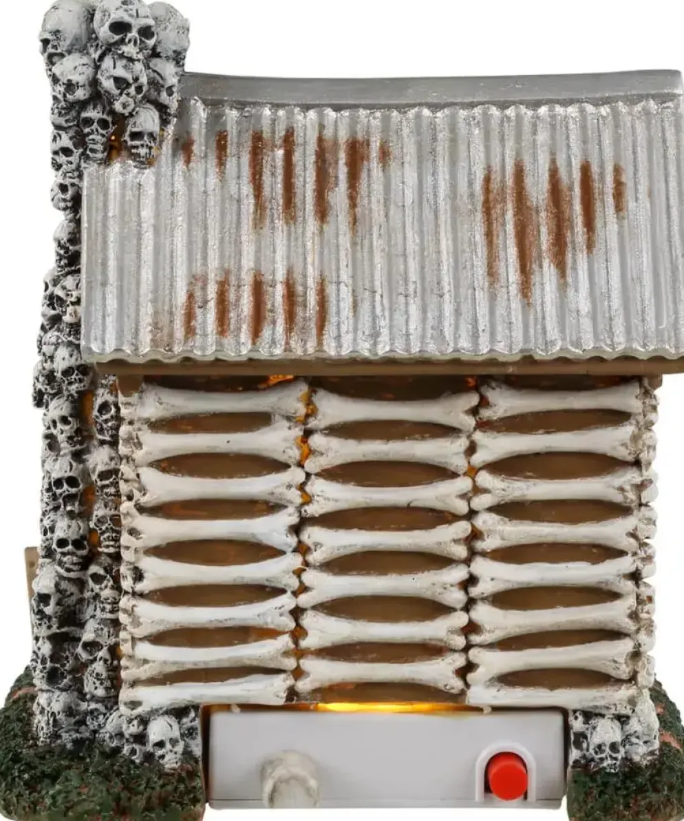 Lemax skeleton cottage verlicht tafereel Spooky Town 2023