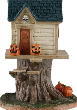 Lemax skull tree house verlicht huisje Spooky Town 2026