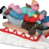 Lemax sledding with dad kerstdorp figuur type 3 2015