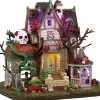 Lemax slithering gardens verlicht huisje Spooky Town 2024