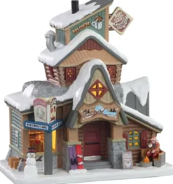 Lemax s'mores & snow verlicht kersthuisje Vail Village 2021