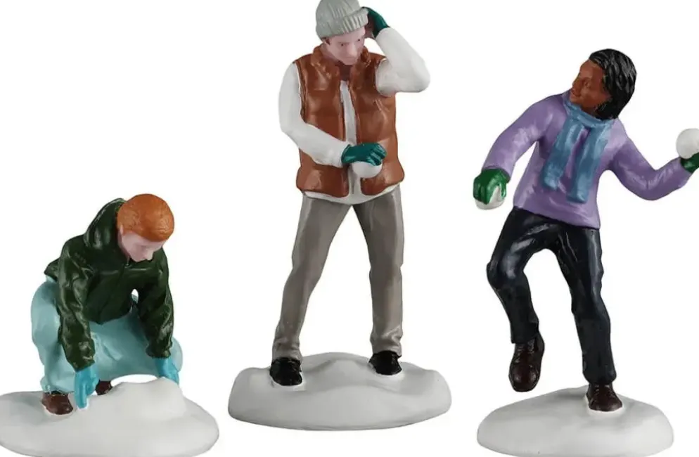 Lemax snowball fight kerstdorp figuur type 3 2026
