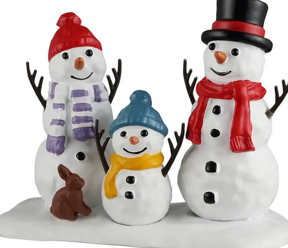 Lemax snowman family kerstdorp figuur type 4 Santa's Wonderland 2026