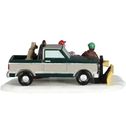 Lemax snow plow set-up kerstdorp tafereel 2017