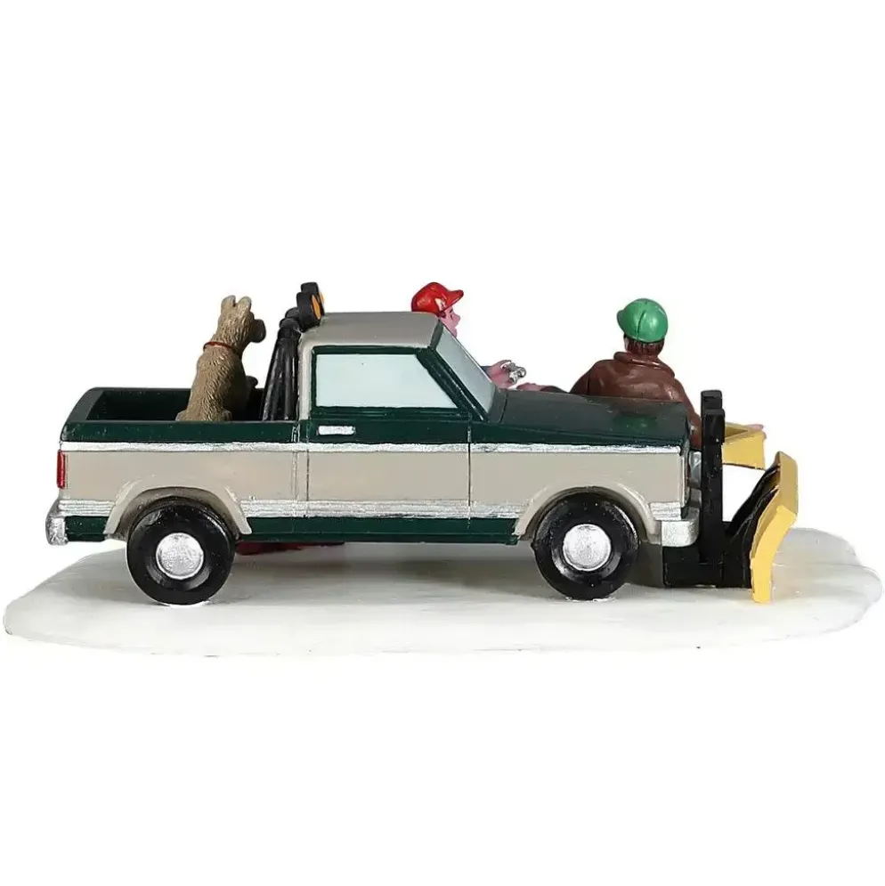 Lemax snow plow set-up kerstdorp tafereel 2017