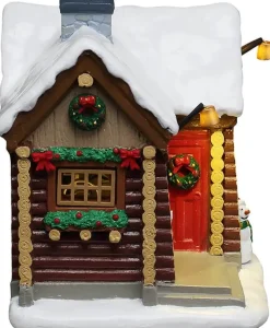 Lemax snowshoe cabin verlicht kersthuisje Vail Village 2026
