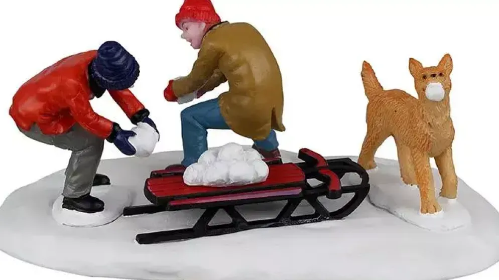 Lemax snowy ammo operation kerstdorp tafereel Vail Village 2022